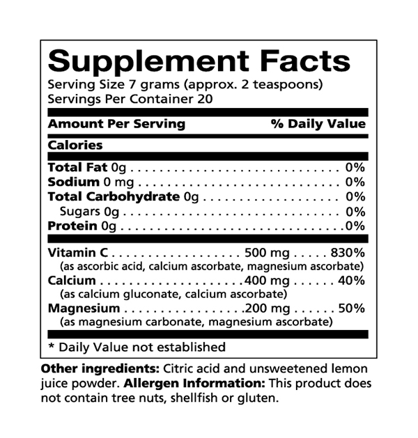 calmax supplement facts