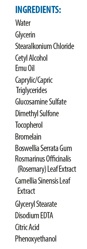glucosamine label