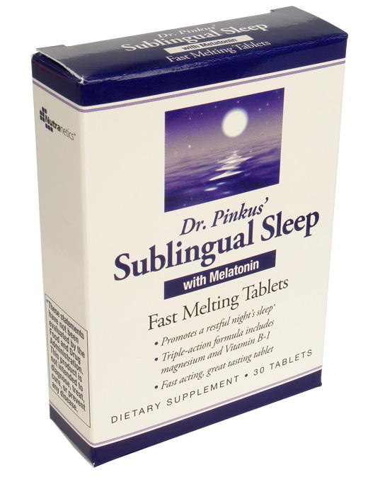 Melatonin Natural Sleep Aids Sublingual Sleep by Dr. Pinkus
