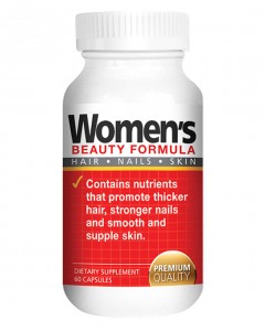 womens beauty formula bottle