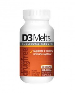 d3 melts sublingual tablets bottle image