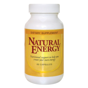 Natural Energy supplement with B vitamins for energy and metabolic support