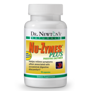 Nu-Zymes Plus digestive enzyme supplement for comfortable digestion