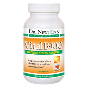 Vital B-100 high-potency B-complex supplement for energy metabolism support