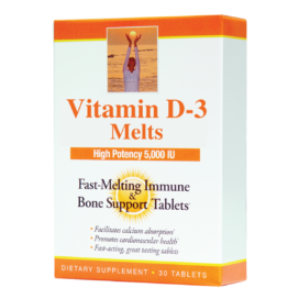 Vitamin D-3 Melts fast-dissolving vitamin D supplement