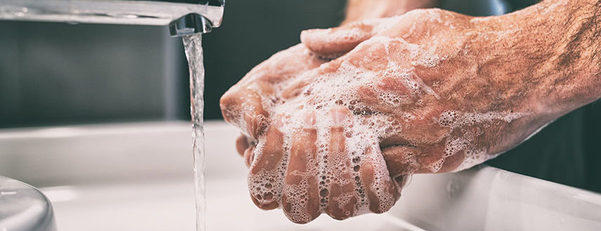 According to the CDC, hand washing properly means rubbing vigorously with soap and water for at least 20 seconds.